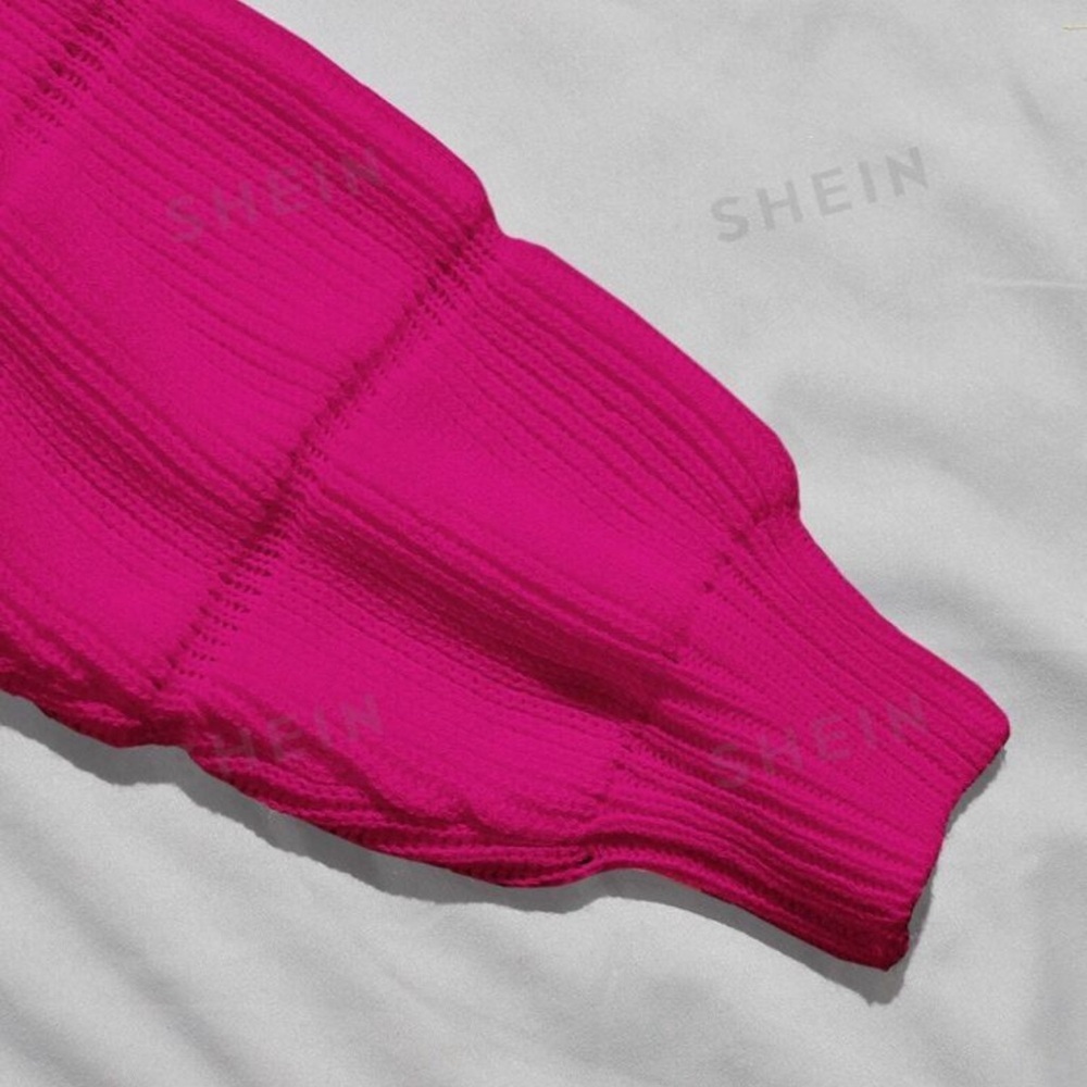 Hot Pink Pullover - Picture 3 of 3